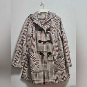 🧥 Woman Within plaid coat 20W